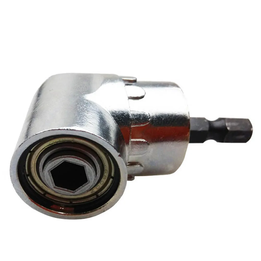 

105Right Angle Drill Attachment AdapterScrewdriver Bits Powe Drills Extension Tool w/1/4'' Hex Change Drive Magnetic Bit Socket