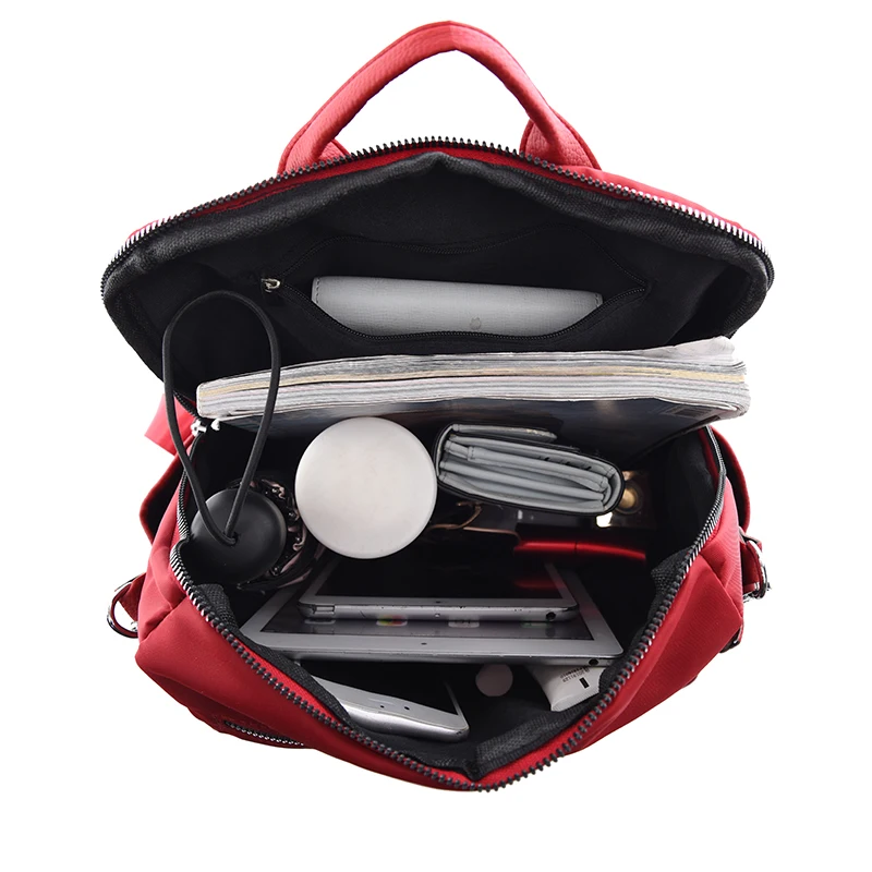 

Women Oxford School Bags Teen Girl Waterproof Backpack Fashion Ladies Multifunctional Bagpack Large Capacity Travel Rucksack Sac