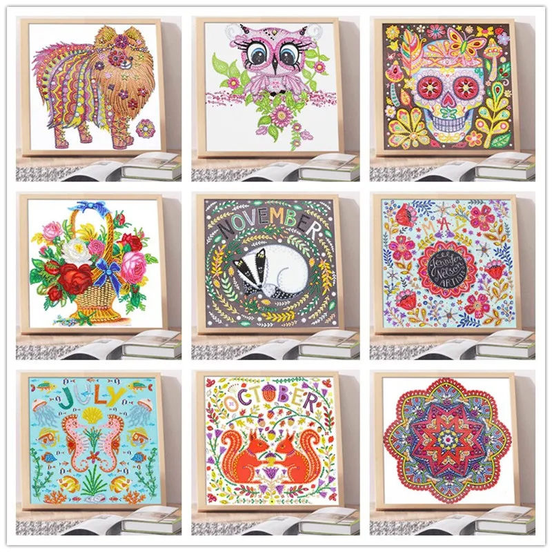 5D алмазная живопись своими руками специальная Алмазная вышивка с животными и