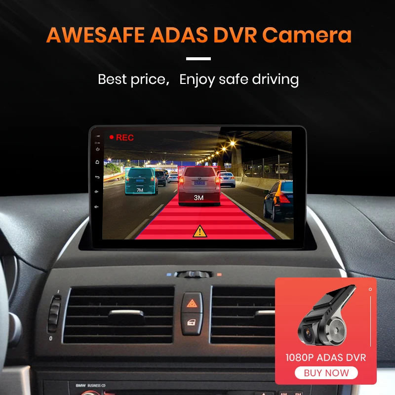 Автомагнитола AWESAFE PX9 для BMW мультимедийный видеоплеер на Android 10 2 Гб ОЗУ 32 ПЗУ с GPS X3