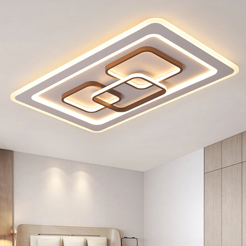 Квадратная/прямоугольная современная люстра светодиодная Люстра для гостиной