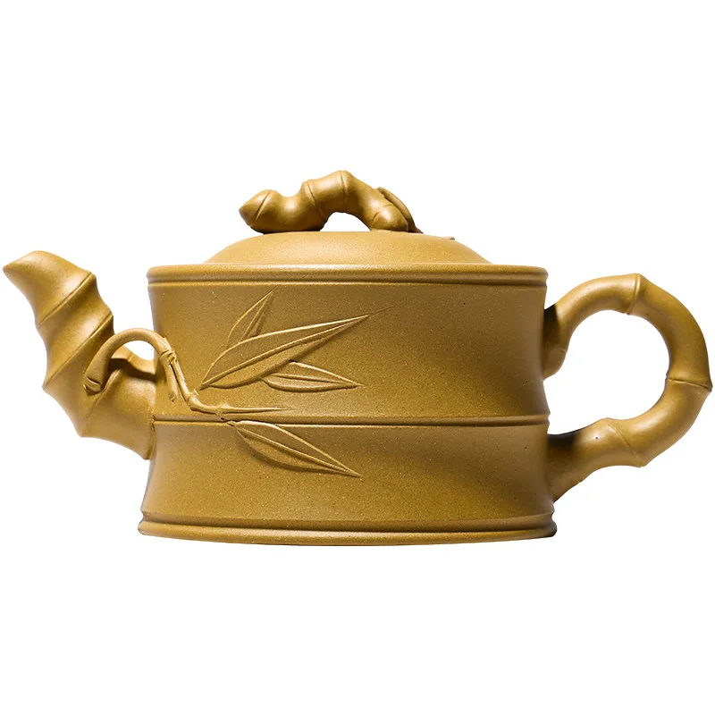 

Zisha teapot Yixing original Mine Mud classic teapot shape Yipin bamboo tea pot household kungfu tea set