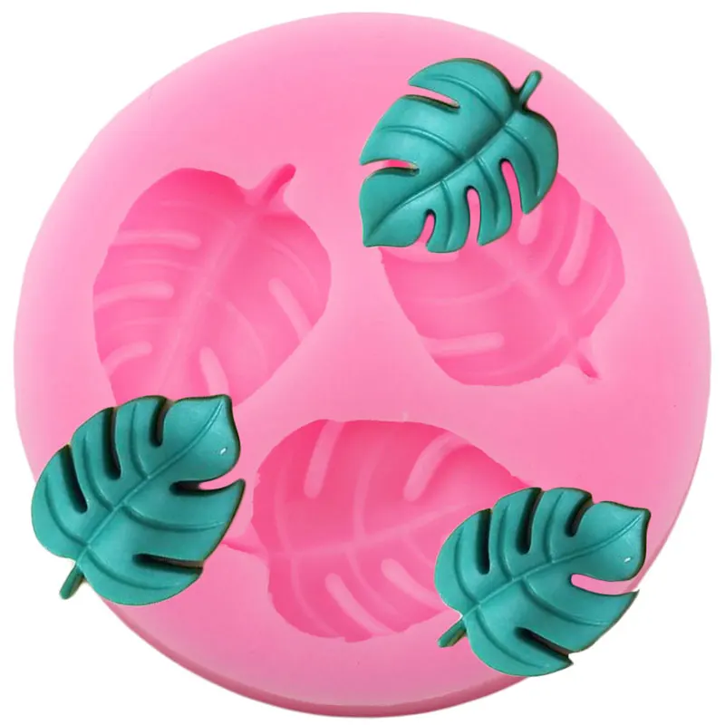 Тропическая тема Фламинго цветок черепаха лист помадка форма конфеты шоколад