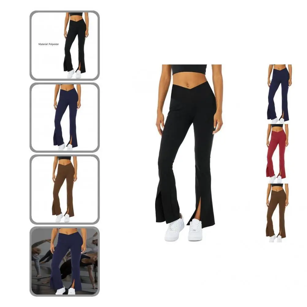 

Women Sporty Wide Leg Workout Pants Stylish Women Pants Lightweight for Daily Life