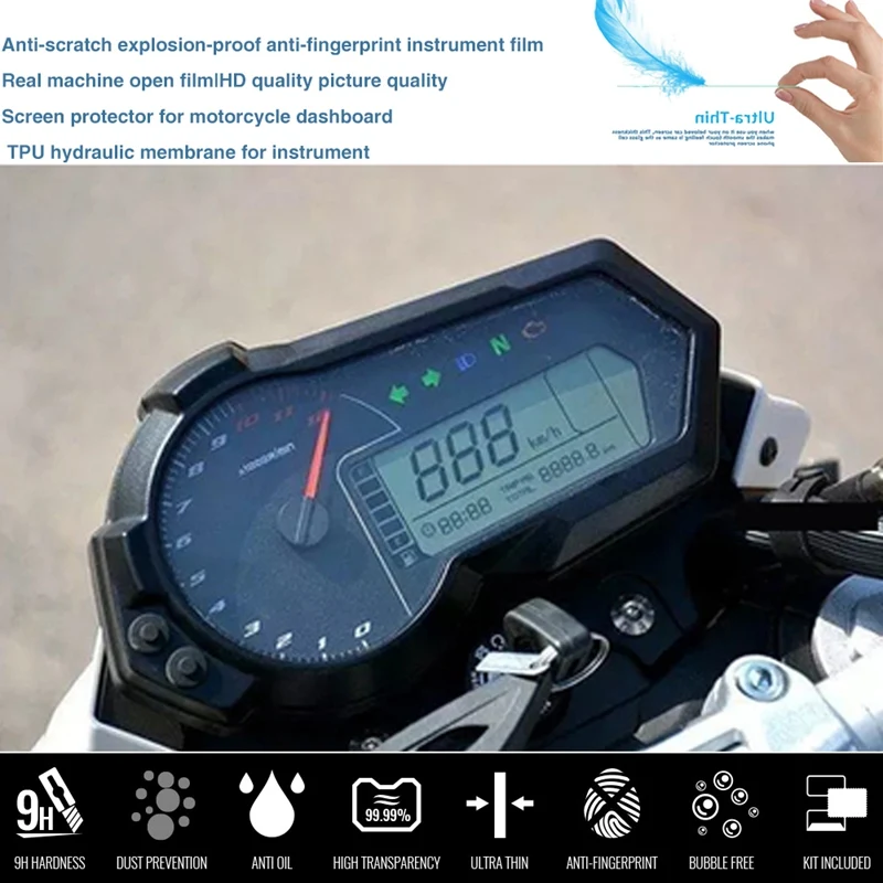 Защитная пленка от царапин на мотоцикл для MINI Benelli TNT125 TNT 125 BJ125-3E Спидометр Защита |