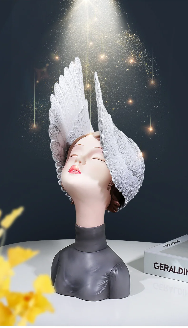 

Dream Angel Wing Home Resin Decoration Soft Decoration Home Crafts Office Furniture