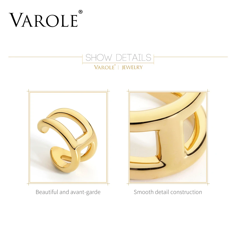 VAROLE фирменные кольца, обручальное модное кольцо среднего размера, модные кольца для суставов палец для женщин, ювелирные изделия