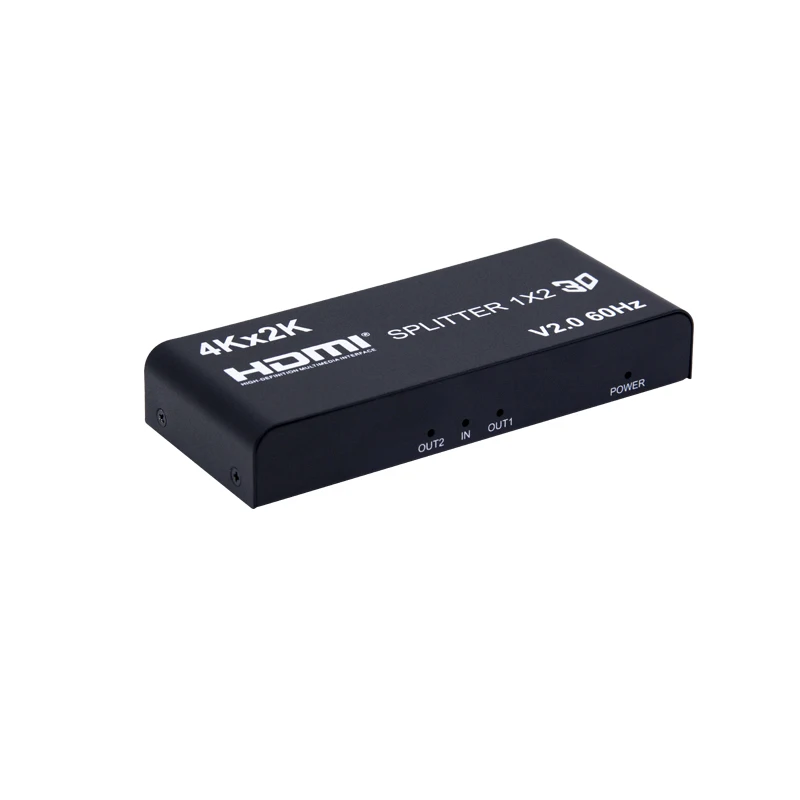 

HDMI-Compatible 2.0 Splitter 1X2 4K x 2K Support 3840x2160/60Hz V2.0 HD Switch 1 in 2 out