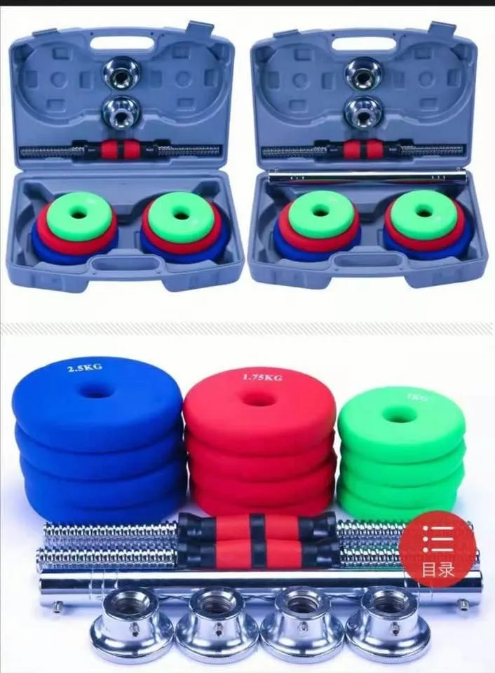 

2-in-1 Dumbbell Barbell Set Adjustable Weights, Body Workout Fitness New Dumbbell Barbell for Weightlifting Strength Training