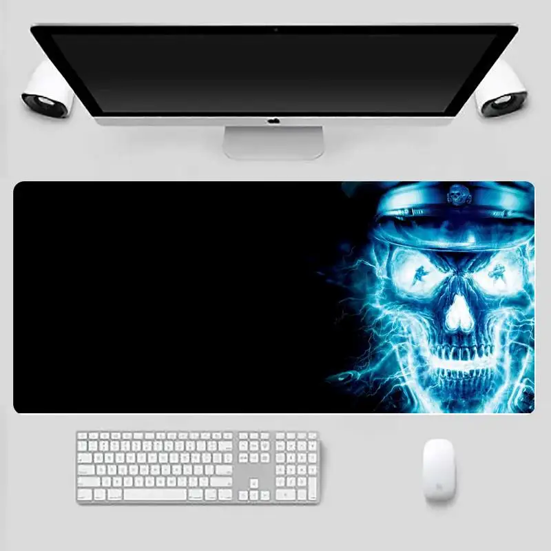 

Cool skull Gaming Player desk laptop Rubber Desk Table Protect Game Office Work Mouse Mat pad X XL Non-slip Laptop Cushion