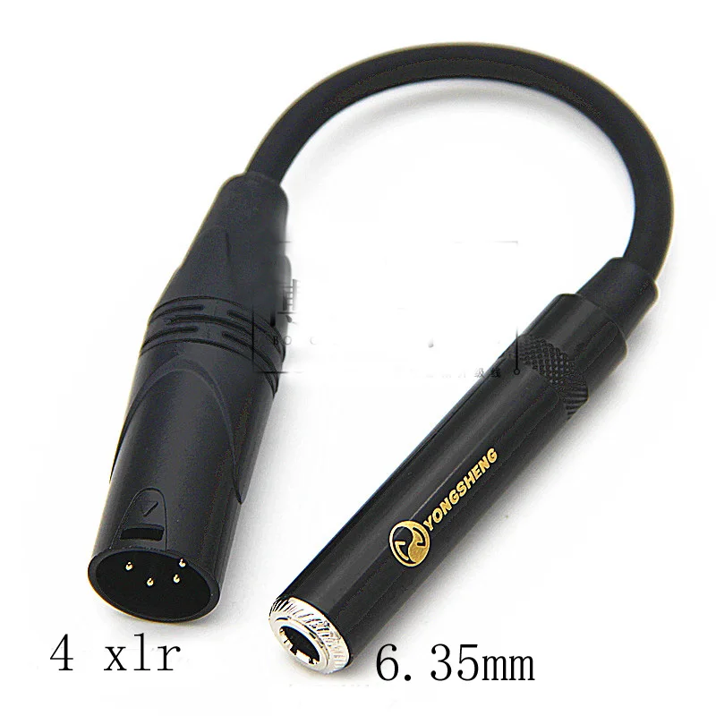 HIFI Мужской 4 контактный XLR баланс до 3 5 мм 2 6 35 Женский аудио кабель DIY DAC Stage Core