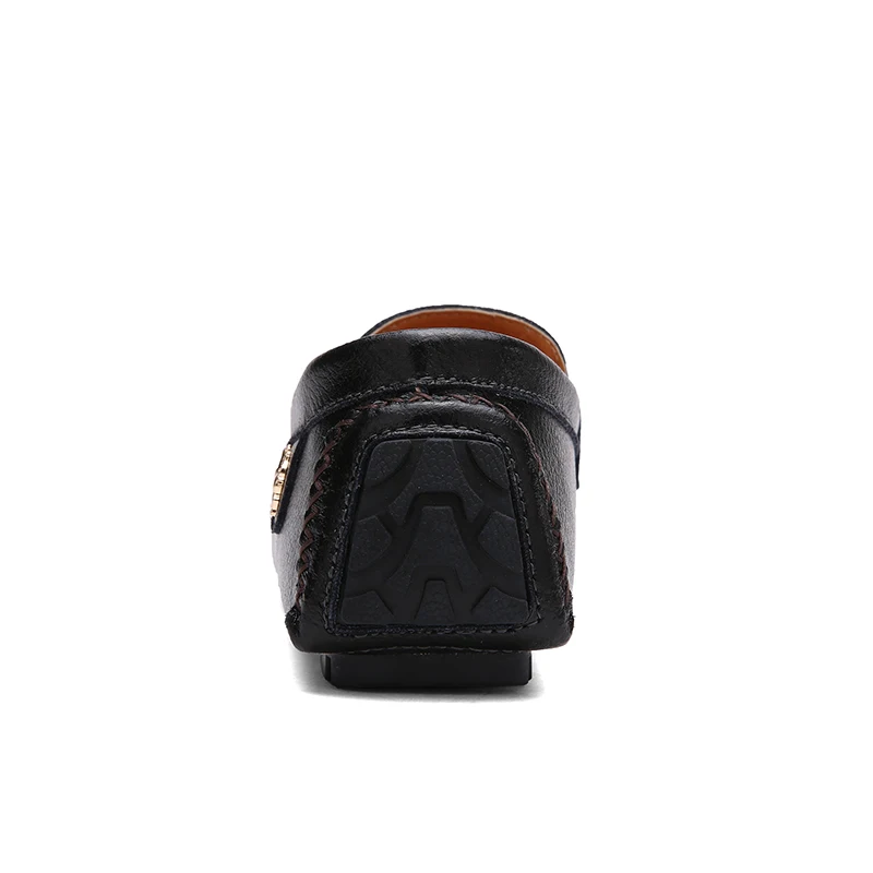 Итальянские модные мужские туфли из натуральной кожи повседневные Лоферы