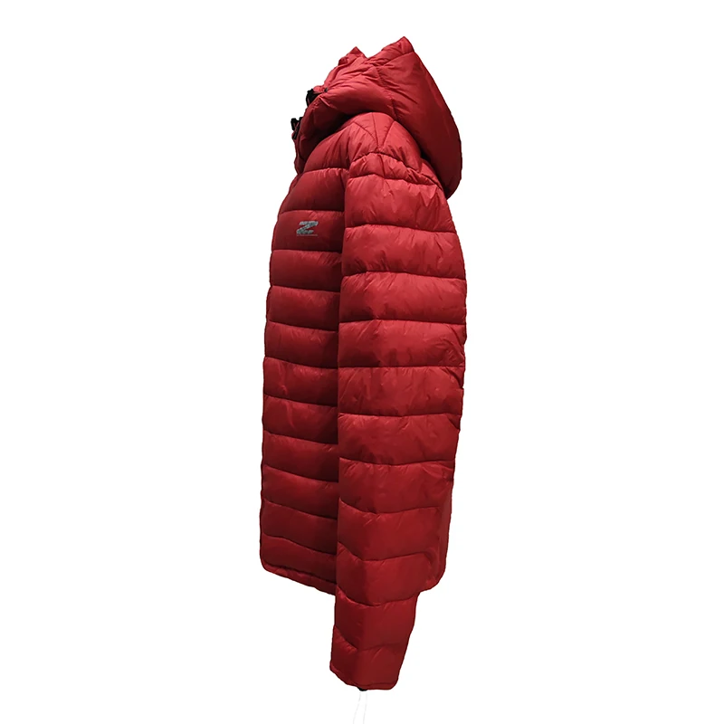 2022 New Winter Jacket Men Cotton Padded Jacket Bio-based Cotton Brand Hooded Men Winter Coat Red Warm Winter Jacket For Men