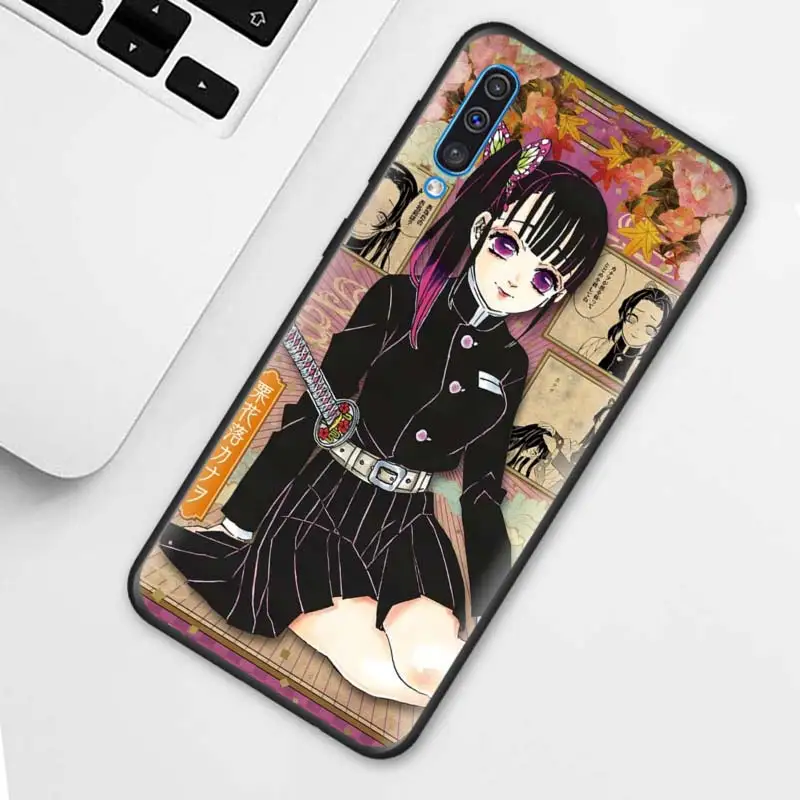 

Case For Samsung Galaxy A51 5G A71 A21S A31 A41 M31 M30S A11 M51 Black Phone Cover A91 M31S M21 Capa Demon Slayer