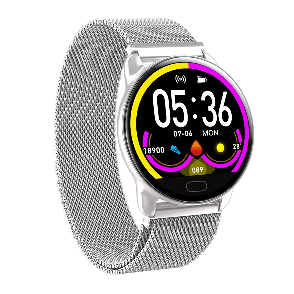 MELANDA женские Смарт-часы для фитнеса, для женщин, для бега, Reloj, монитор сердечного ритма, Bluetooth, шагомер, сенсорные, умные спортивные часы