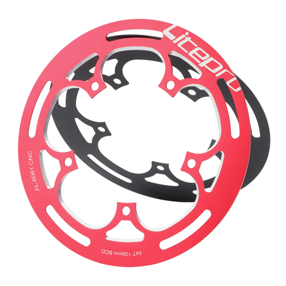 

Folding Bike Chainwheel-Protector Crankset Aluminum Alloy Bicycle Single Disc Chainring 50/52/53/54T Sprocket