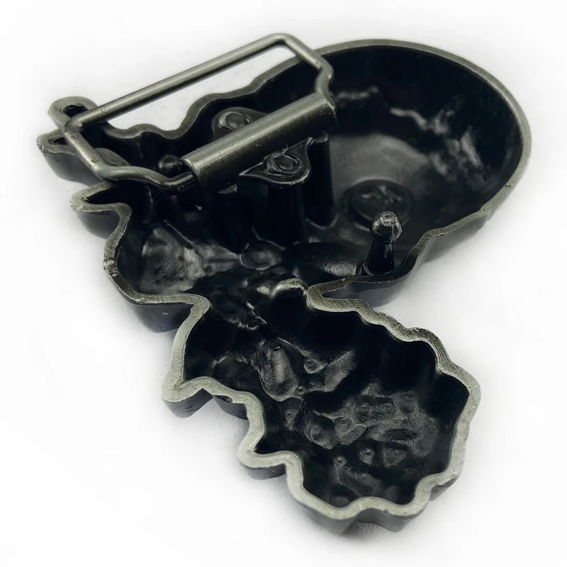 Ковбойская крутая модная серебряная пряжка для ремня с металлическими 3D