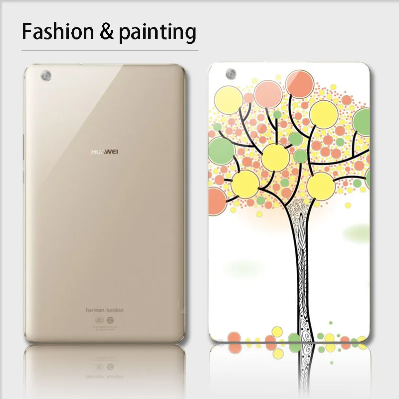 Лучший чехол с несколькими принтами только для Huawei MediaPad M2 M2-801W M2-803L M2-801L ''ТПУ