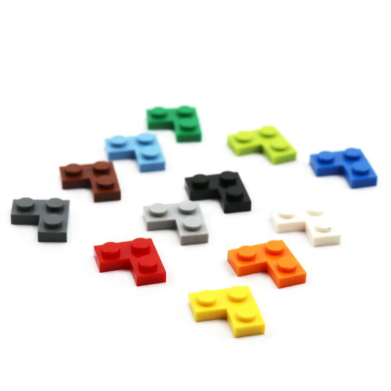 Пластина 2x2 Угловые строительные блоки детали MOC развивающие креативные игрушки