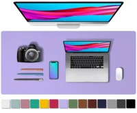 Leather Mouse Pad Office Desk Pad 90 43cm Computer Table Keyboard Mat Large Gaming Gamer Mousepad