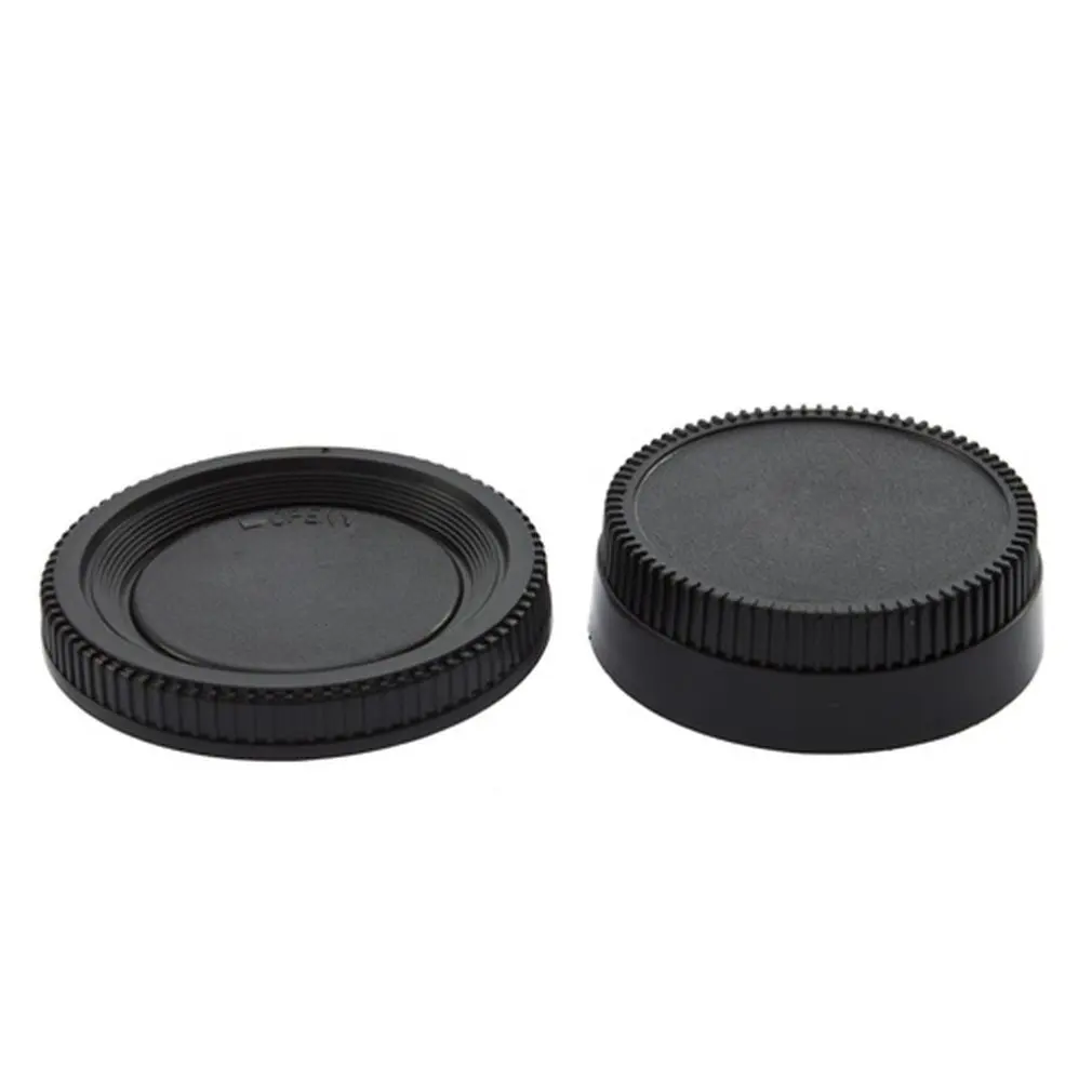 Camera Rear Lens Cap Cover + Camera Front Body Cap For Nikon D3400 D3300 D3100 D5500 D5300 D7200 D7100 D750 D500 D40 DSLR Camera