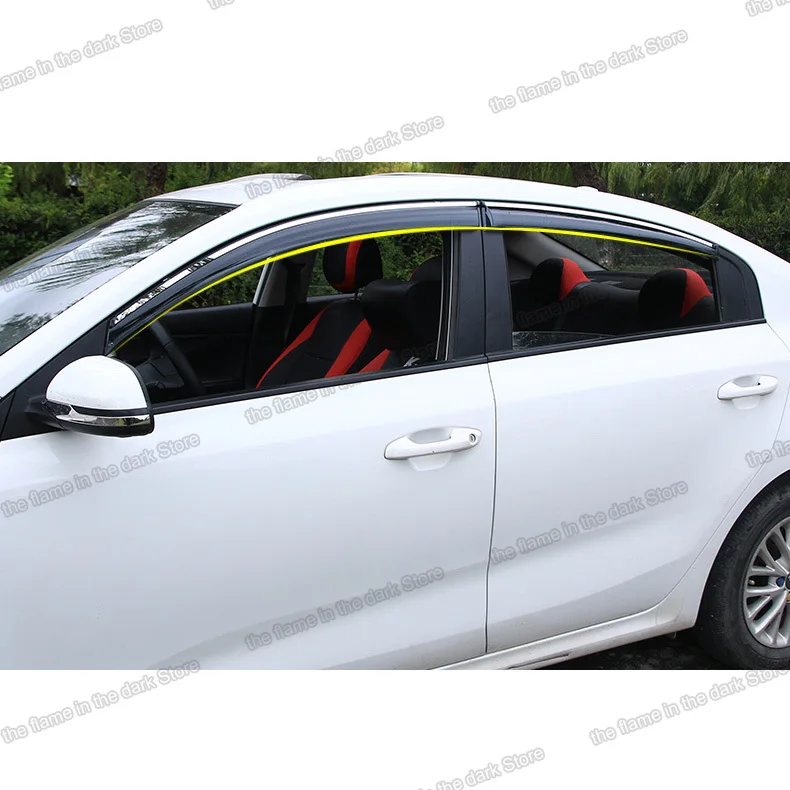 Lsrtw2017 Автомобильная оконная полоса заднего вида с дождевой затеняющей полосой