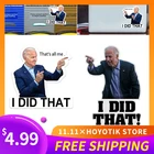100 шт. забавные наклейки I Did That Biden, водостойкая наклейка на автомобиль, Джо, сделай сам, светоотражающие наклейки, плакат, украшение для топливного бака ноутбука A32