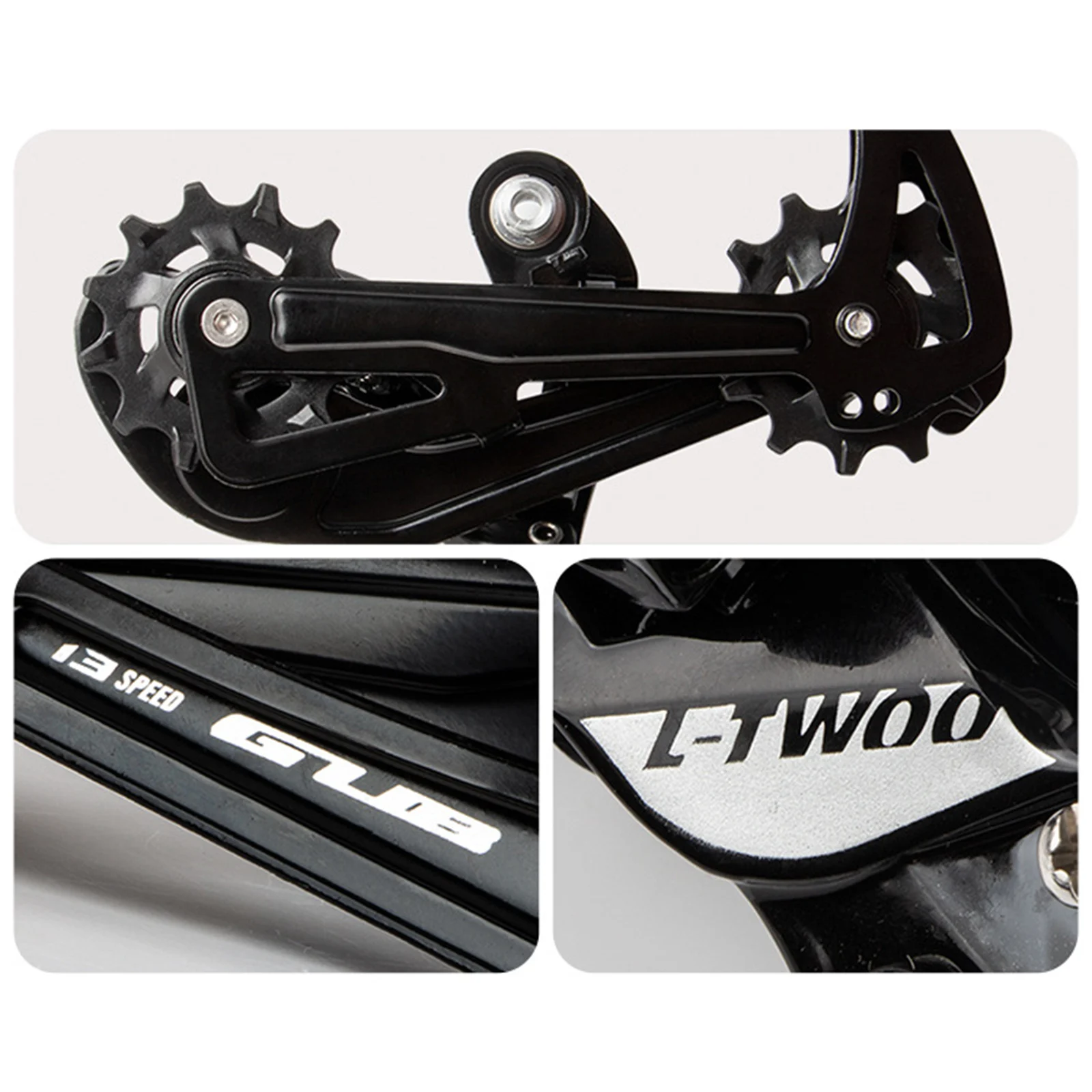 

MTB Bicycle Speed Group Rear Derailleur Aluminum Alloy Speed Shifter Lever Road Bike Transmission Groupset Kit