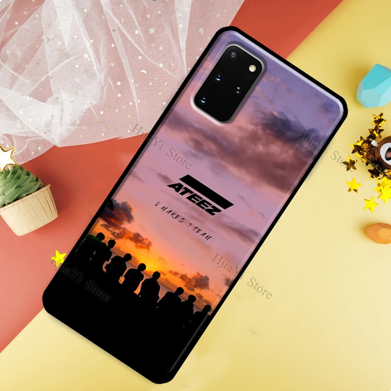 KPOP ATEEZ Logo Case For Samsung Galaxy S22 Ultra S20 FE S8 S9 S10 Note 10 Plus 20 S21 Cover |