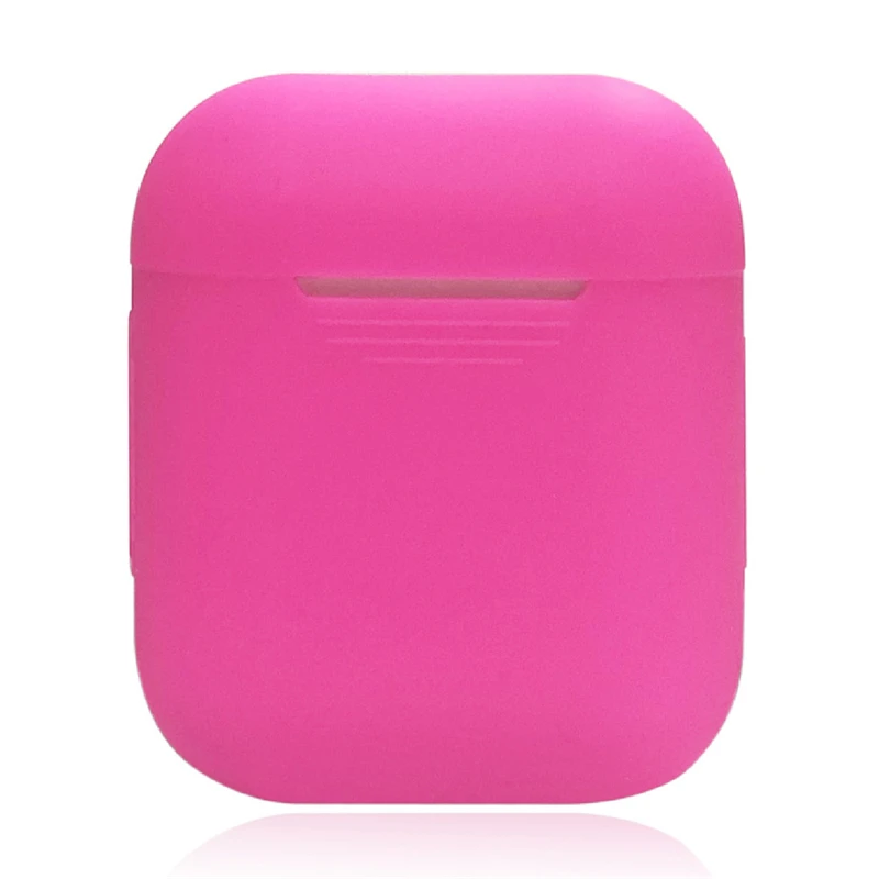 Rose-red Briame ТПУ силиконовый Bluetooth беспроводной чехол для наушников для AirPods защитный чехол Аксессуары для Apple Airpod зарядная коробка - Цвет: Rose-red