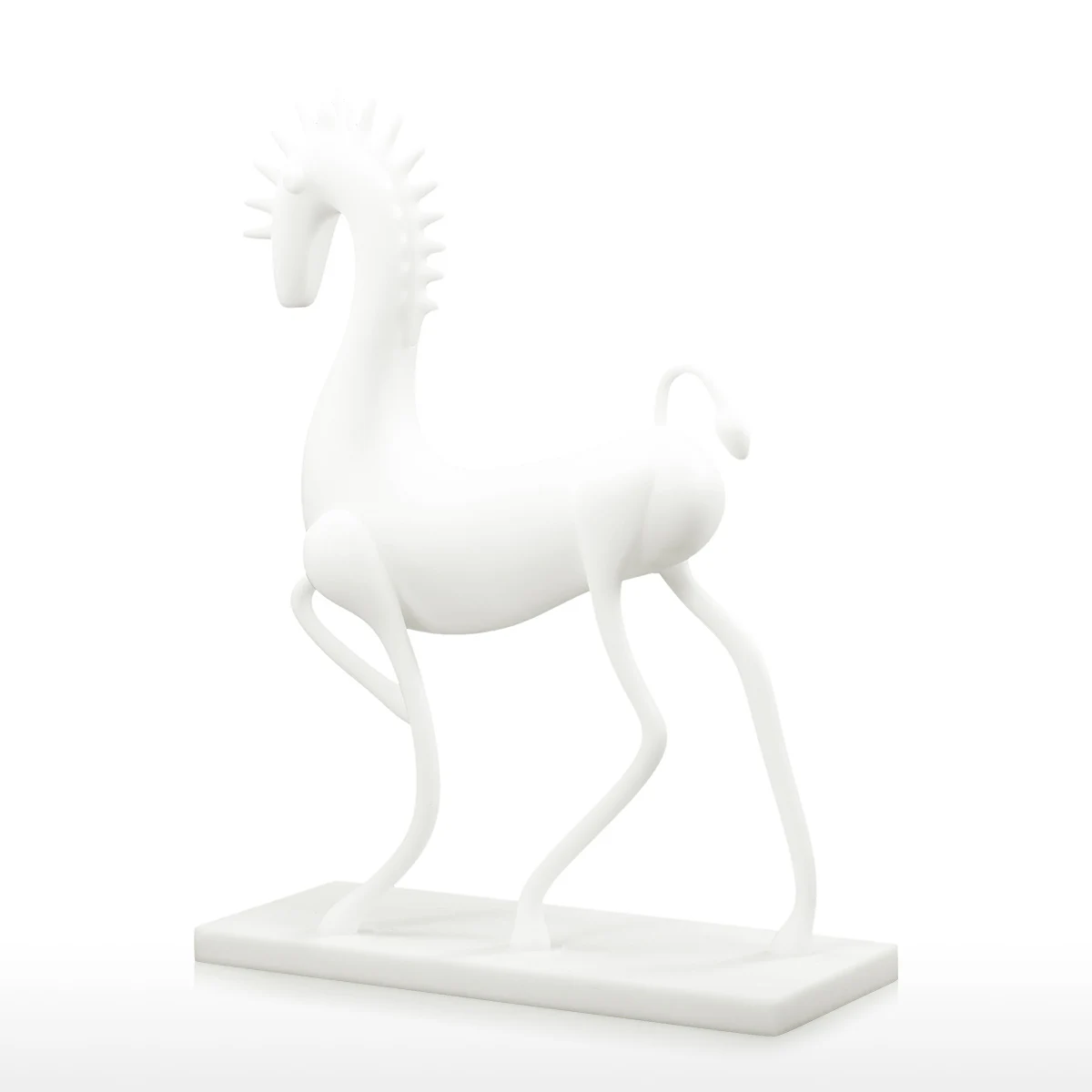 Лошадь Коллекционная скульптура 3D печатная абстрактная животных Украшение