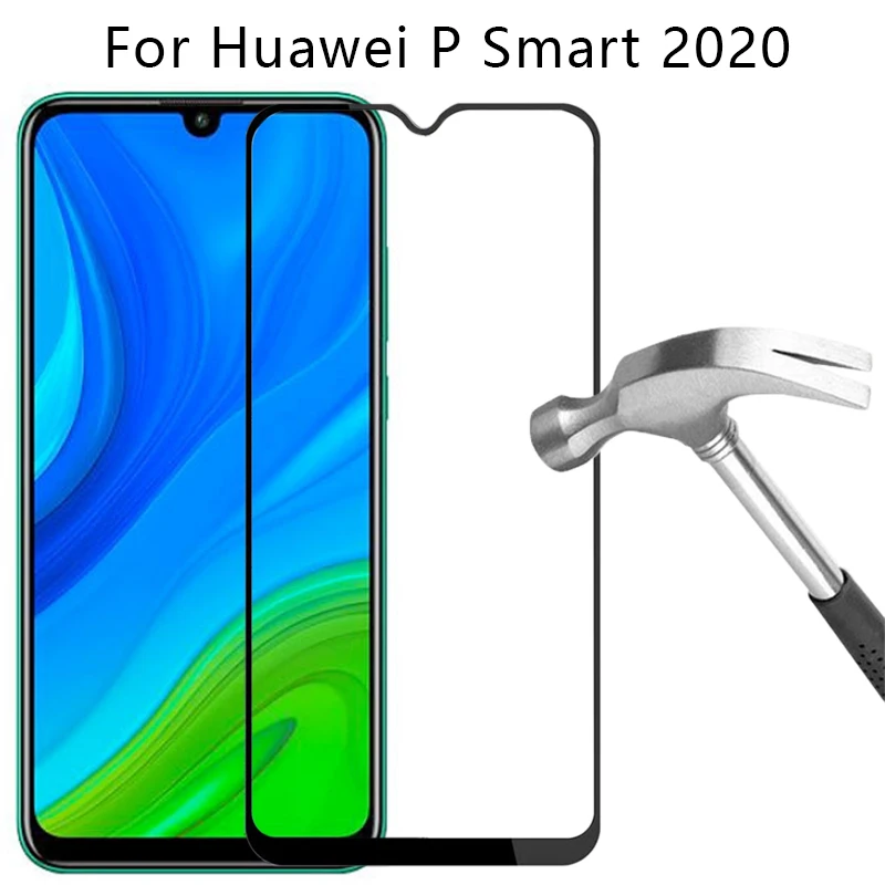 

protective glass for huawei p smart 2020 screen protector tempered glas huawey psmart p smar smat safety film huwei hawei huawi