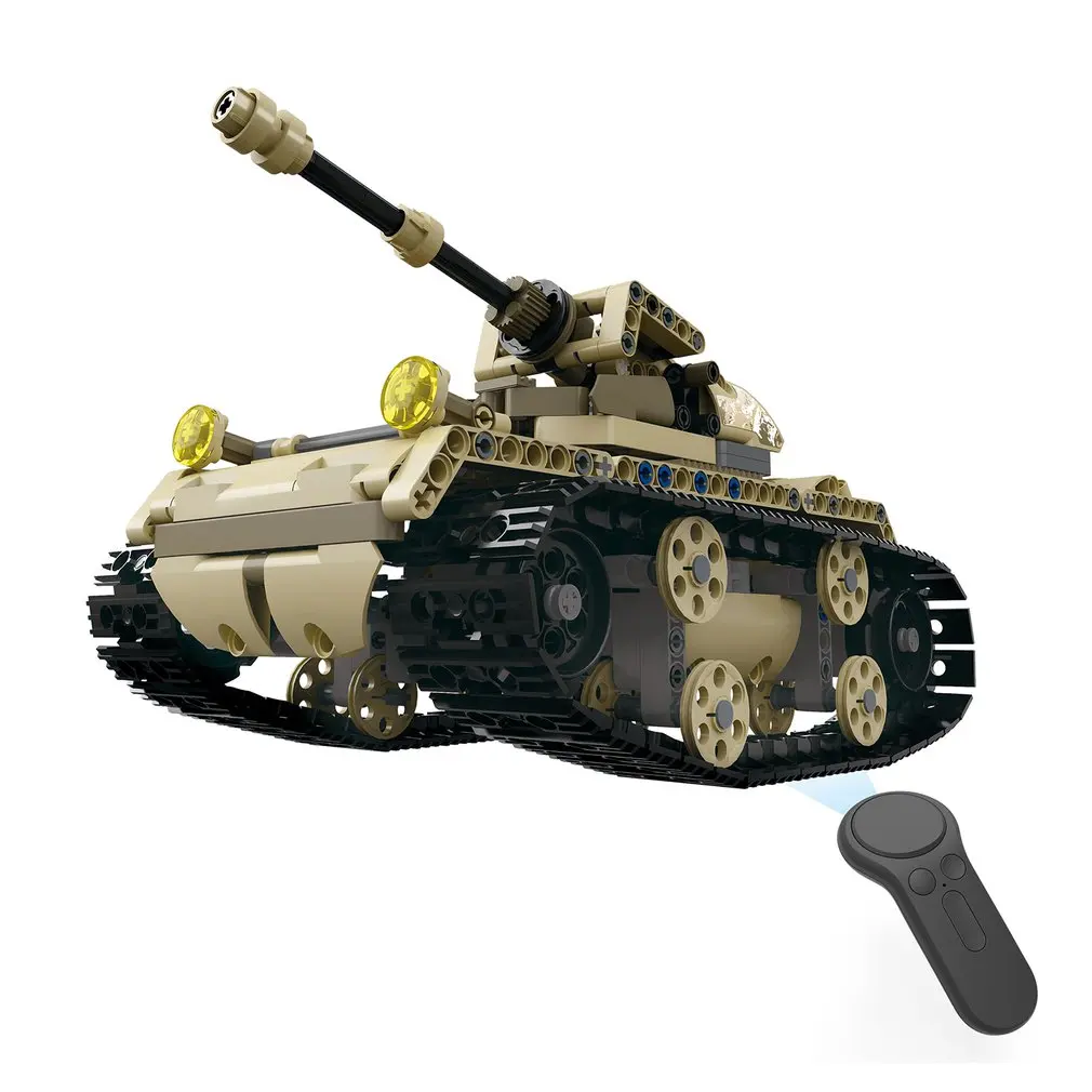 MoFun 13009 2 4G 4H usb зарядка строительный блок имитация военный автомобиль 538 шт. DIY