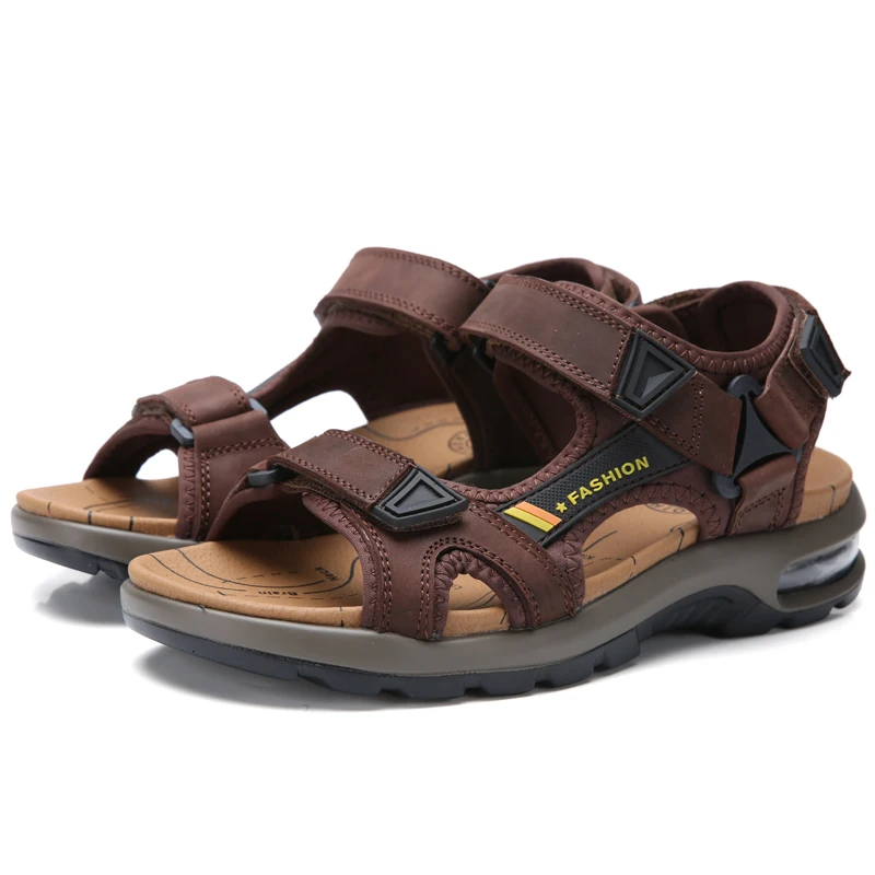 Спортивные мужские пляжные сандалии на толстой подошве Мужская обувь из