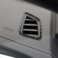 for bmw f20 f21 1 2 series 2012 2016 car interior dashboard air outlet frame decorative carbon fiber cover stickers accessories