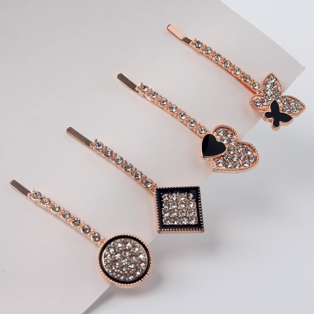 1 комплект Женская повязка для волос на голову прическа золотого цвета заколка со