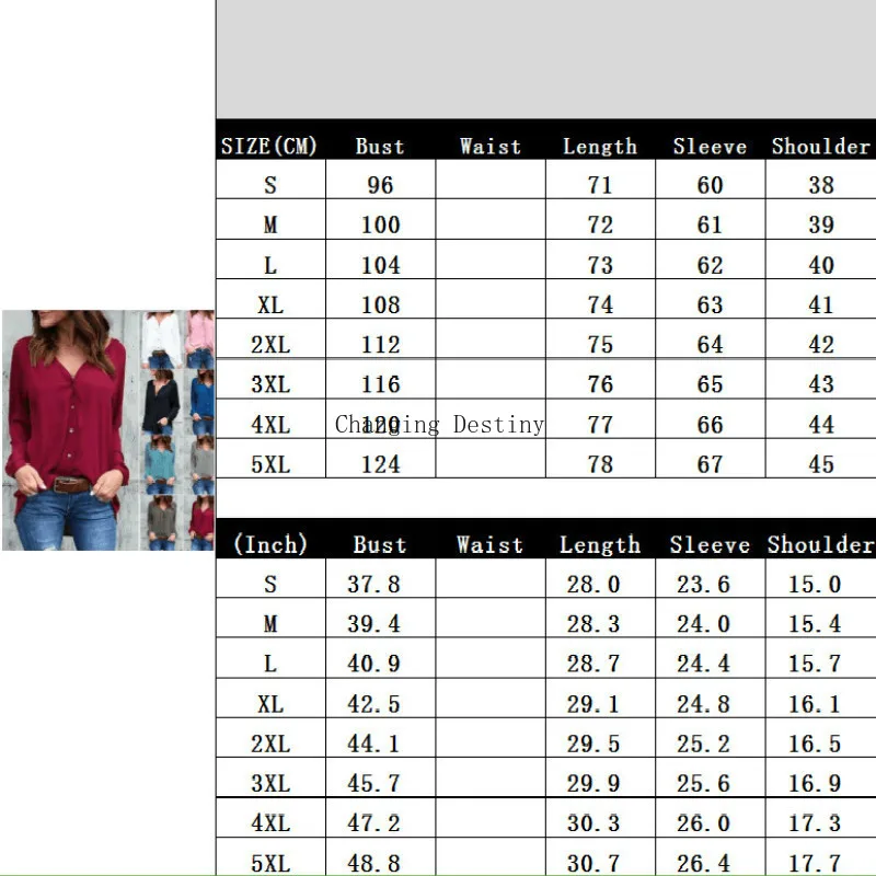 Женский шифоновый кардиган с V образным вырезом и длинным рукавом|Рубашки| |