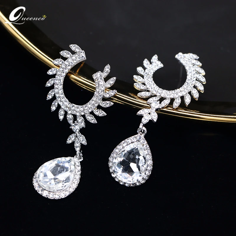 

Dangling Earrings For Women Imitation Bridal Jewelry Boucle Doreille Femme Drop Sieraden Statement Earrings Orecchini Pendenti
