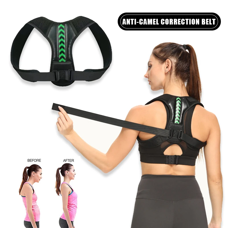 Регулируемый Корректор осанки для спины и плеч поддержка позвоночника коррекция