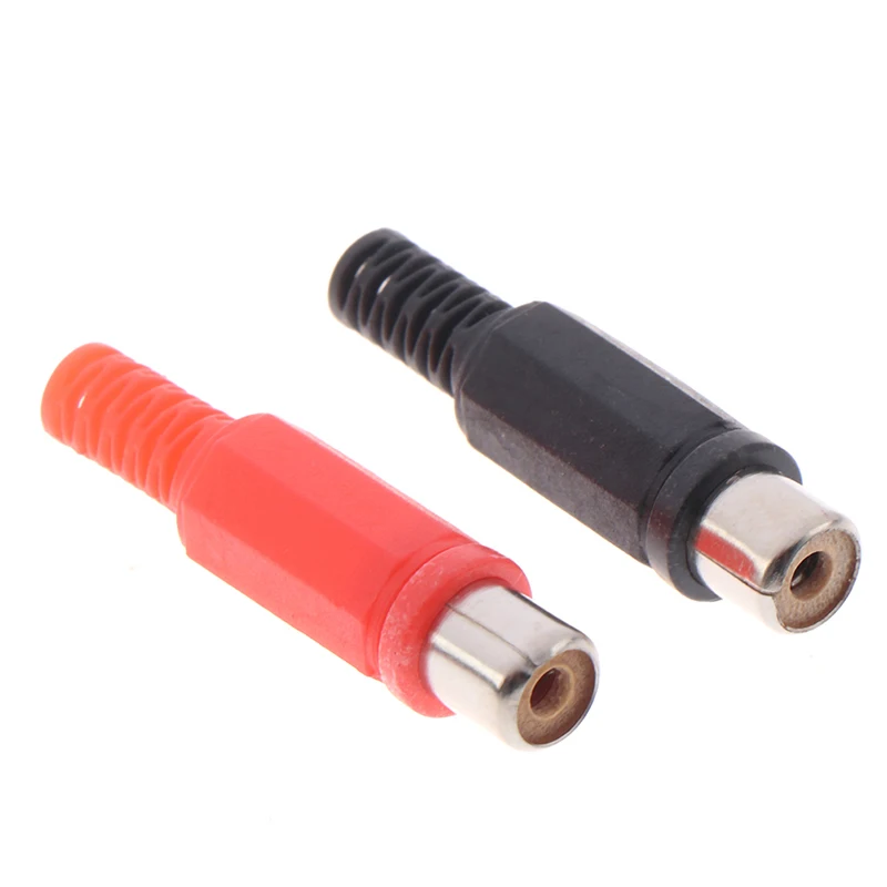 10 шт./RCA аудио разъемы Женский сварочный разъем холодное давление розетка адаптер