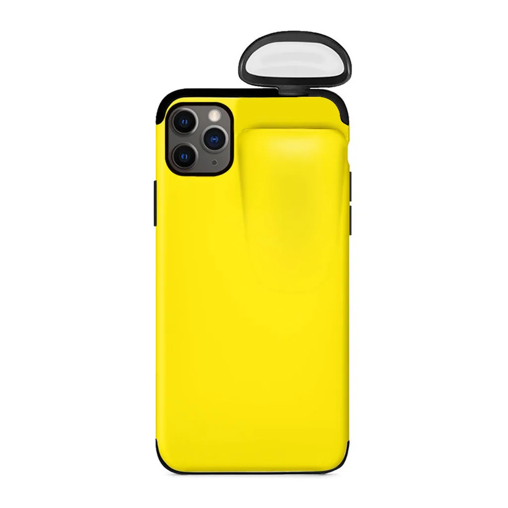 2 в 1 чехол для AirPods для iPhone 11 чехол для iPhone 7 Plus/8 Plus/X/XS Max/11 Pro Max чехол защитный чехол 19 октября