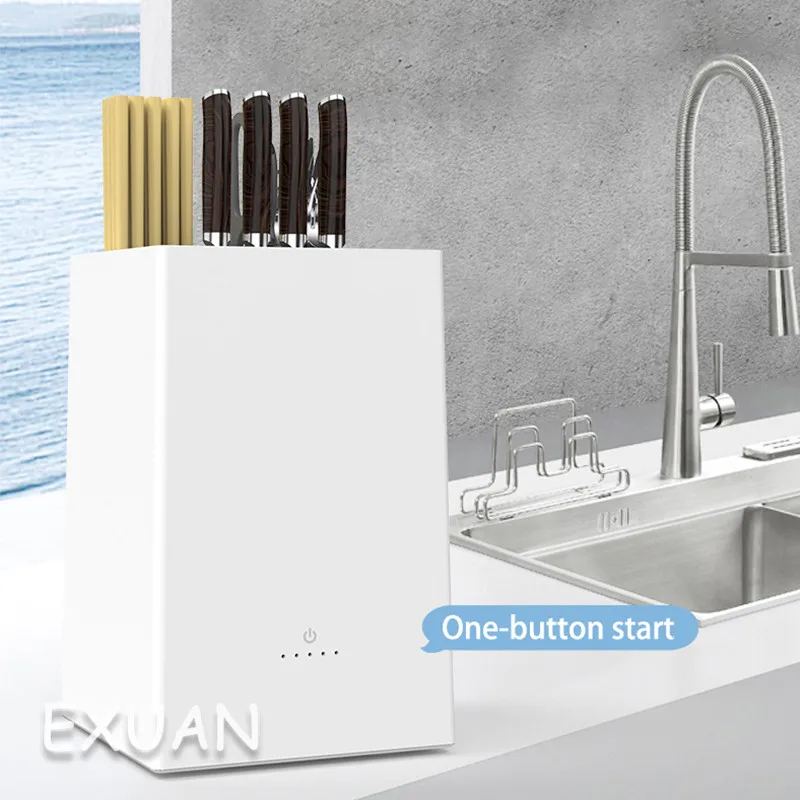 

Fully automatic intelligent disinfection knife chopsticks machine household small rack dedicated sterilization knife holder