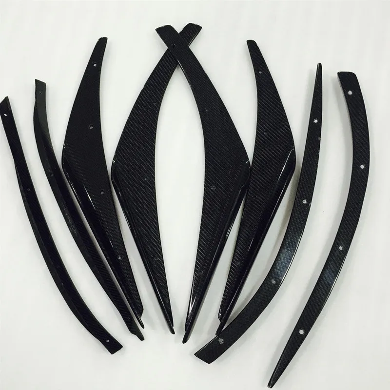 For Impreza 10th GR GV STI varis style carbon fiber front bumper canards |