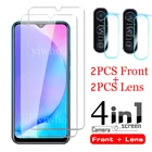 4 в 1 полное покрытие закаленное стекло для Vivo Y17 Защита экрана для Vivo Y11 Y12 стекло для камеры Vivo Y 17 12 11 стекло для объектива камеры