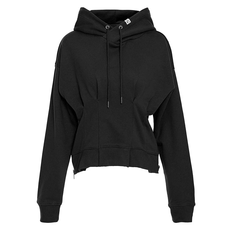 

Женская толстовка с капюшоном и длинным рукавом, на молнии