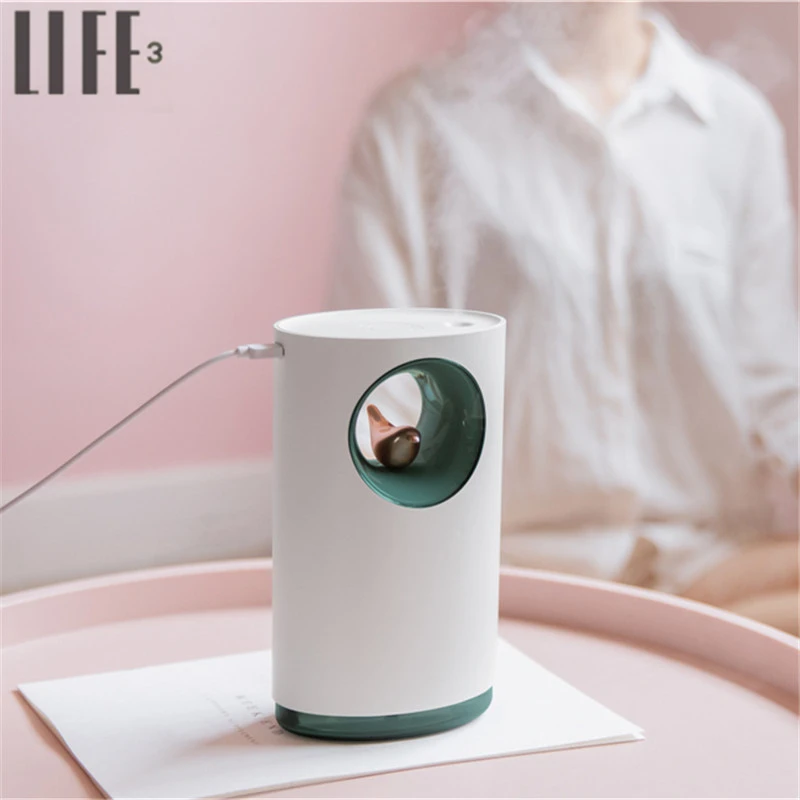 Новый музыкальный увлажнитель 3life Bird Song большой объем спрей Ночной светильник