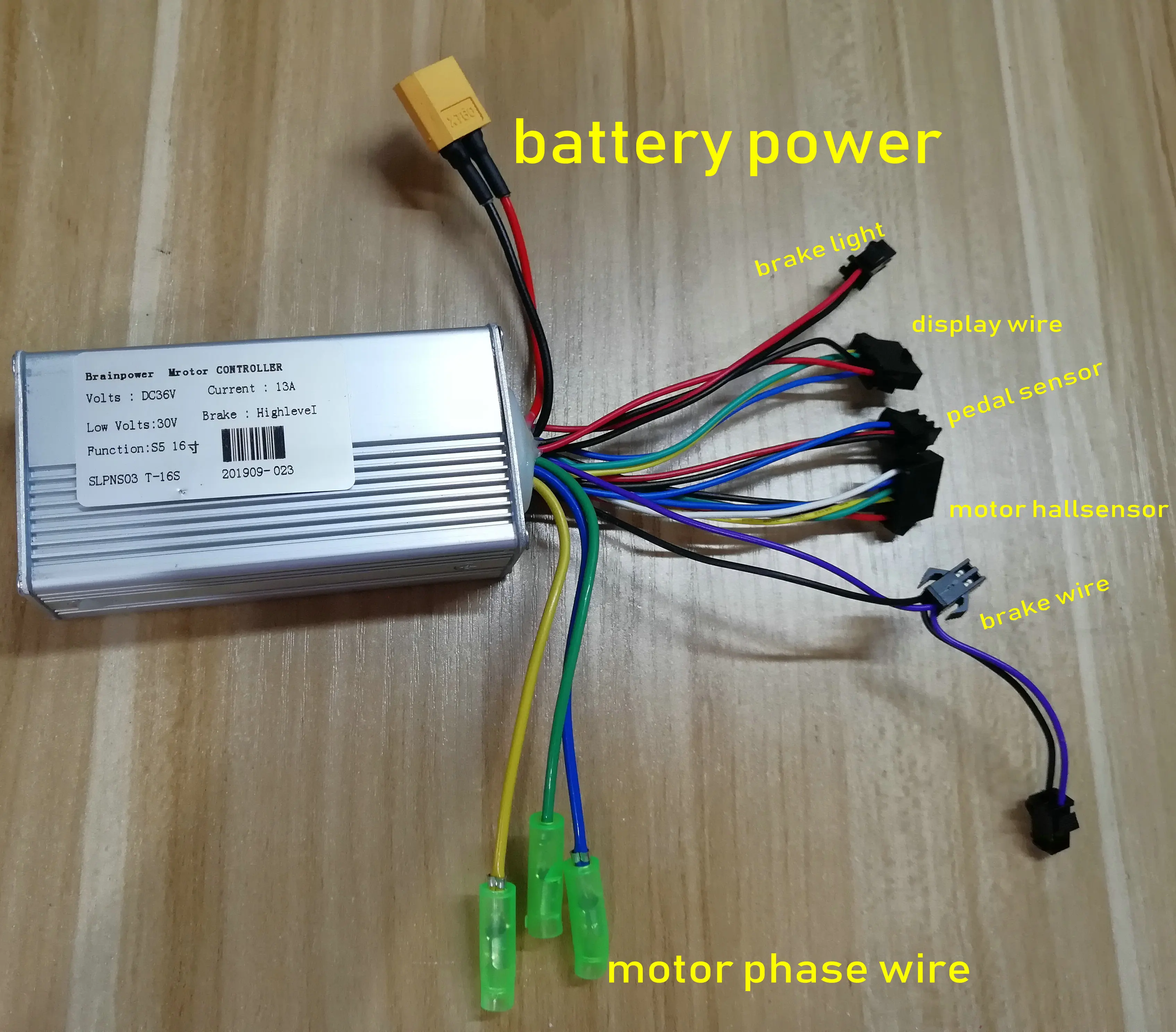 36v250w13A 6mosfet BLDC контроллер мини размер для электрического велосипеда CMSF16 CMSF16 плюс складной велосипед аксессуар с литиевой батареей