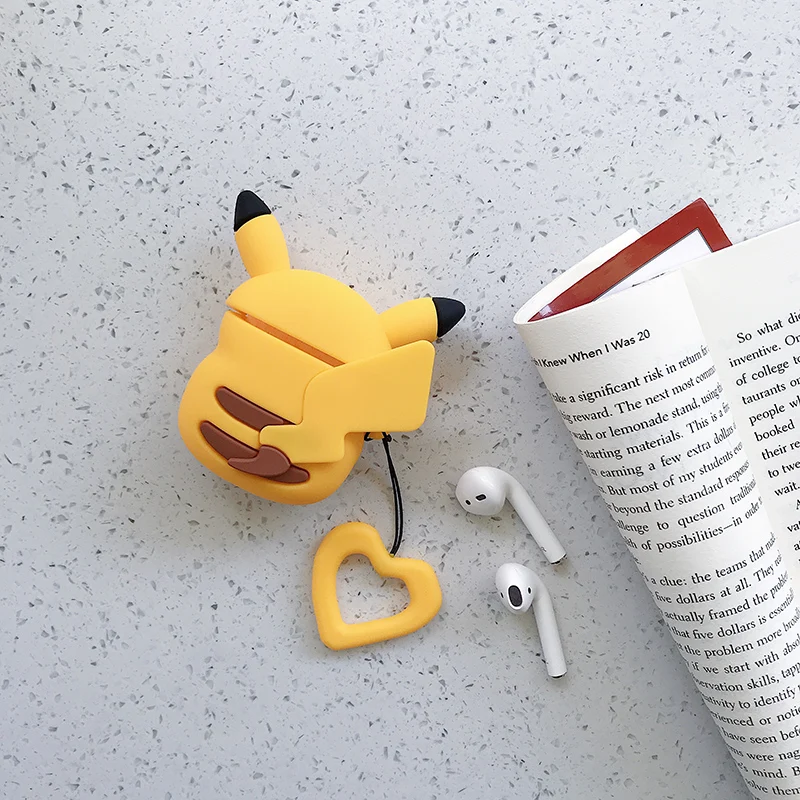 as pic show GIAUSA Airpods сумка с рисунком аниме чехол для наушников силиконовый чехол для Airpods чехол аксессуары чехол для наушников - Color: as pic show