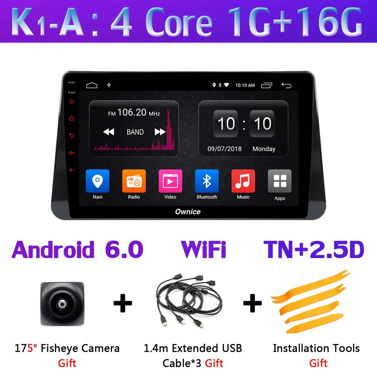 K1-A 10," 360°Panoramic Android автомобильный DVD gps навигации автомобиля радио для Nissan ногами CarPlay DSP 4 аппарат не привязан к оператору сотовой связи - Цвет: K1-A