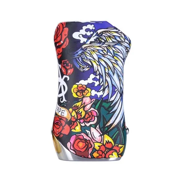 Серебристый Asvape Габриэль выбор 80 Вт коробка мод золото/SS электронная сигарета один 18650 батарея Vape испаритель мод - Цвет: Серебристый